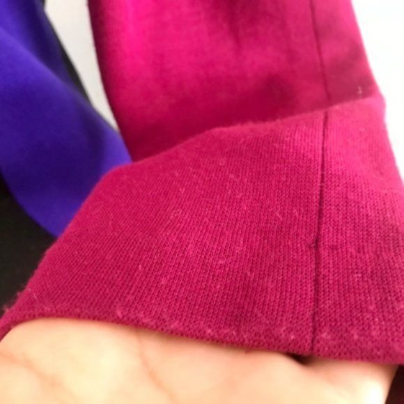 1980s Christine Jaguin Bodycon Dress size M retro 80s 90s fashion color block. - Picture 10 of 10